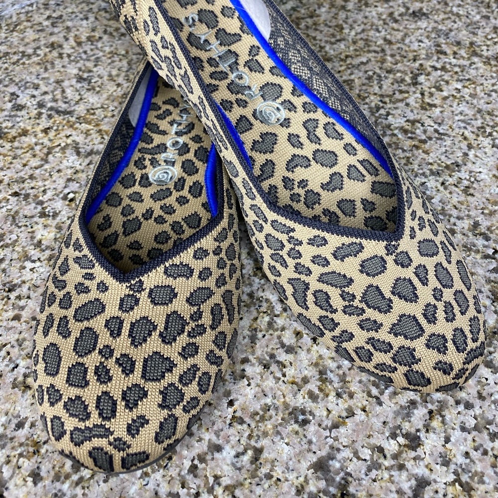 Rothy’s leopard spotted flats sz 11.5